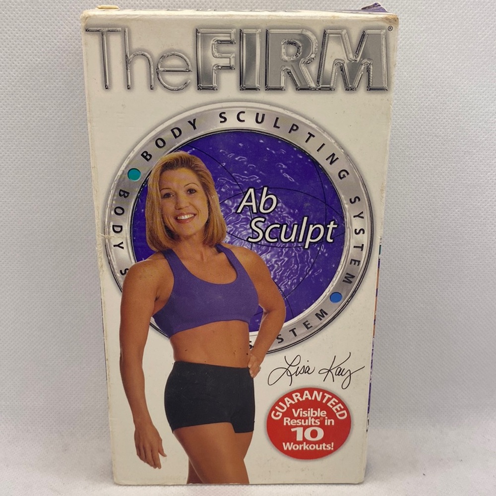 The Firm Ab Sculpt VHS Fanny Lifter Series Workout by Lisa Kay Fitness Exercise